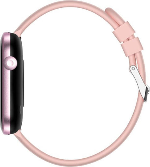 Riversong Motive 5 Pro Smartwatch με Παλμογράφο (Ροζ Χρυσό)