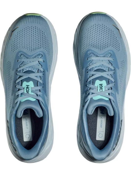 Hoka Arahi 7 Sport Shoes Running Blue