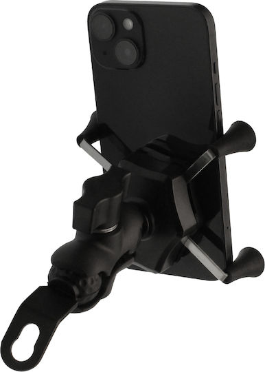 Metal Motorcycle Cellphone Mount with Case for Mirror