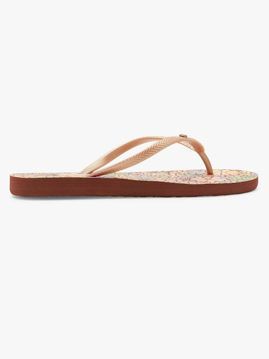 Roxy Frauen Flip Flops in Braun Farbe