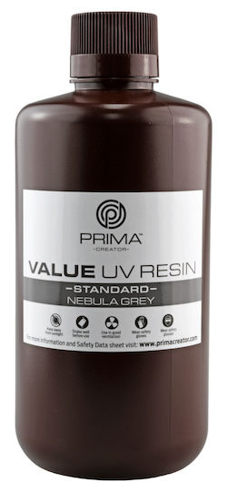 PrimaCreator Value Uv Dlp Resin for 3D Printer Gray 1000ml (PV-RESIN-B405-1000-NG)