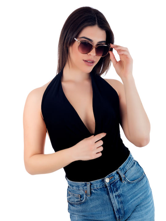 Max Air Women's Sunglasses with Gold Plastic Frame and Gold Lens MA20334-PINK