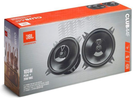 JBL Club 44f Σετ Ηχεία Αυτοκινήτου 4" με 105W RMS (2 Δρόμων)