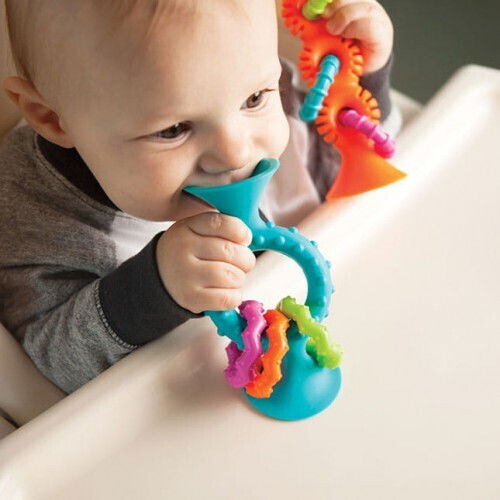 Fat Brain Toys Zornăitoare Ventuză pentru 6++ Luni