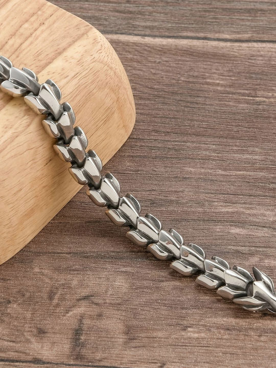 Viking Wolves Norse Amulet 316L Bracelet