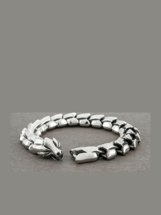 Viking Wolves Norse Amulet 316L Bracelet