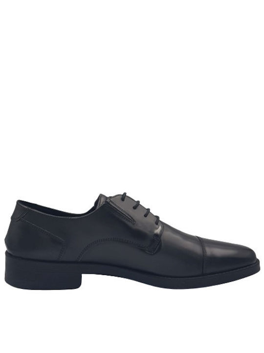 Imac Men's Leather Oxfords Black