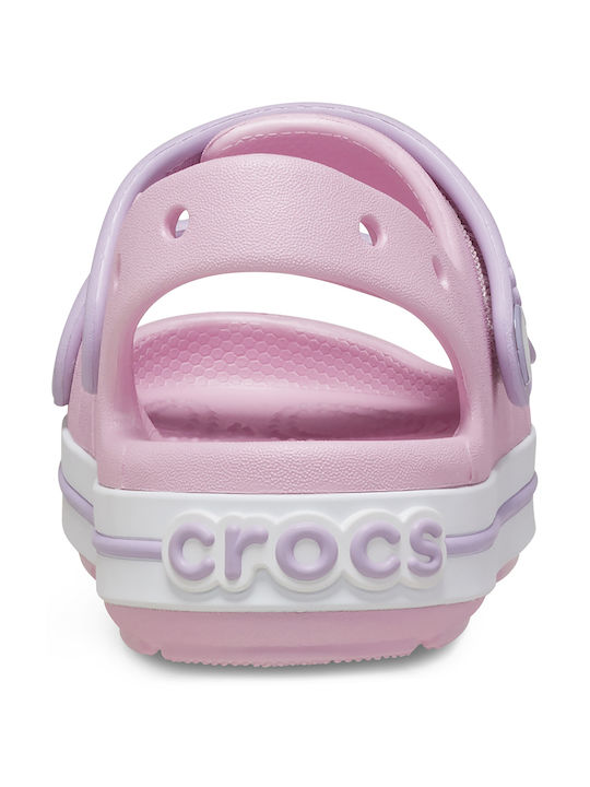 Crocs Crocband Kinder Strand-Clogs Rosa