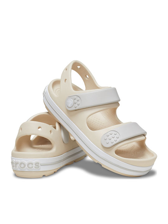 Crocband Children's Anatomical Beach Shoes Beige
