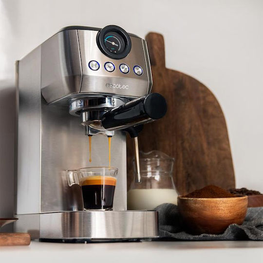 Cecotec Power Espresso 20 Steel Pro Automatic Espresso Machine 1350W Pressure 20bar Steel