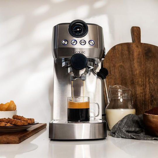 Cecotec Power Espresso 20 Steel Pro Automatic Espresso Machine 1350W Pressure 20bar Steel