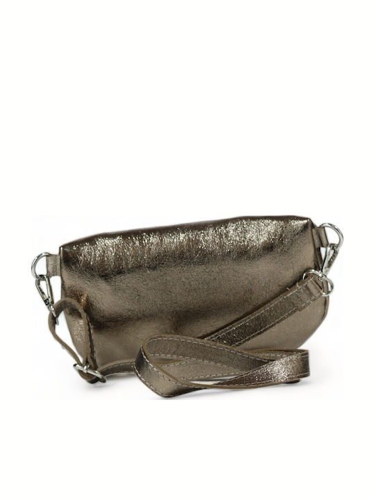 Leather Women's Bag Shoulder Bronze