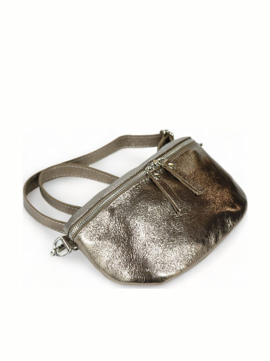 Leather Women's Bag Shoulder Bronze
