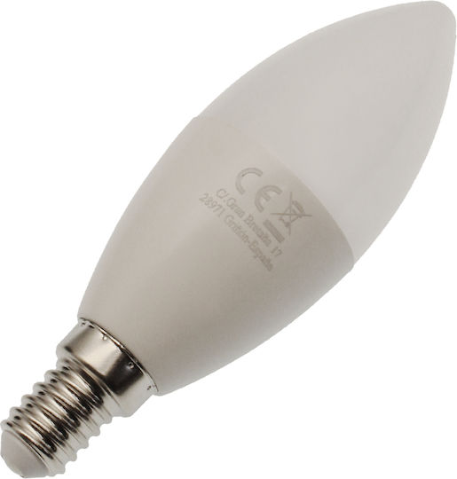 Extrastar Λάμπα LED 7W για Ντουί E14 Θερμό Λευκό 600lm