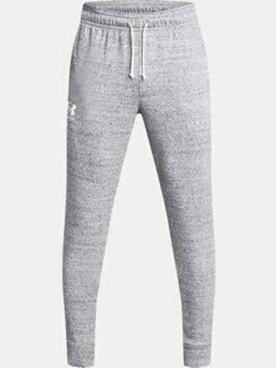 Ua Rival Terry Sweatpants with Elastic Gray