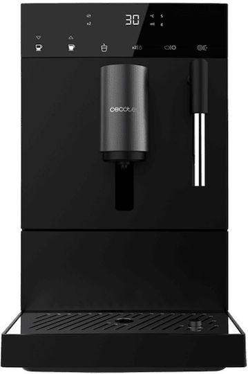 Cecotec Cremmaet Compact Αυτόματη Μηχανή Espresso 1470W Πίεσης 19bar Μαύρη
