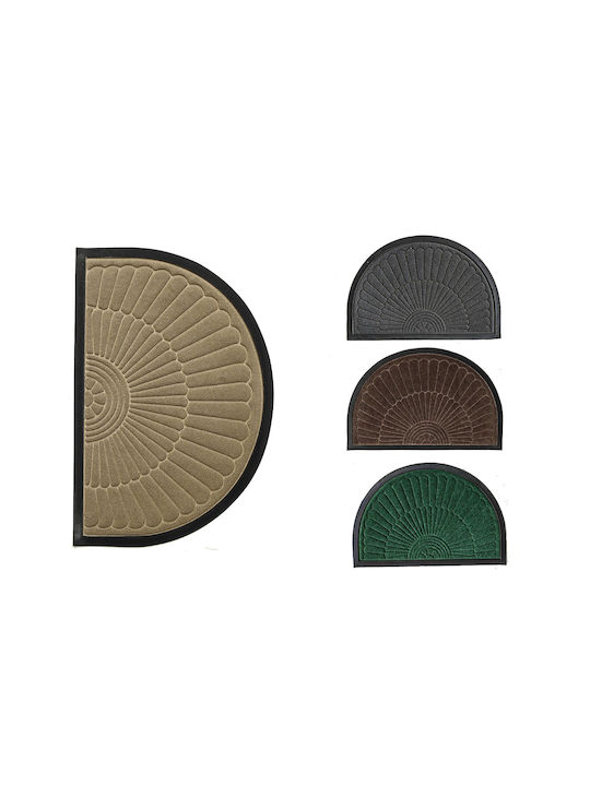 ArteLibre Entrance Mat Semicircular 40x60cm (Various Colors)