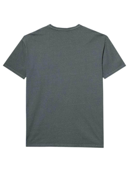 4F Men's Short Sleeve Blouse Gray