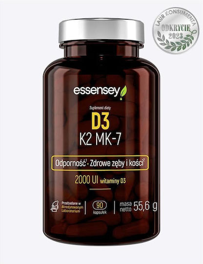 Essensey Nutrition D3 K2 Mk-7 (90 Caps)