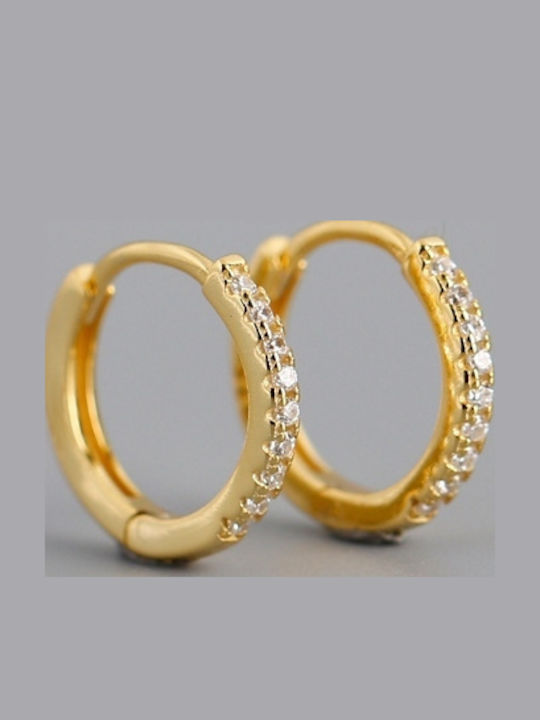 Copper Earrings Fashionable Classic K02 Gold