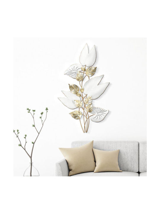 Mauro F Gold Wall Decor Made of Metal 90.8x5.7x52.7cm