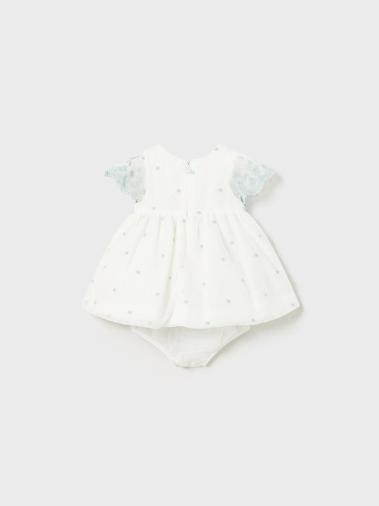 Mayoral Kids Dress Tulle cream