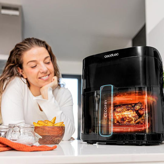 Cecotec Cecofry DuoHeat 6000 Air Fryer 6lt Μαύρο