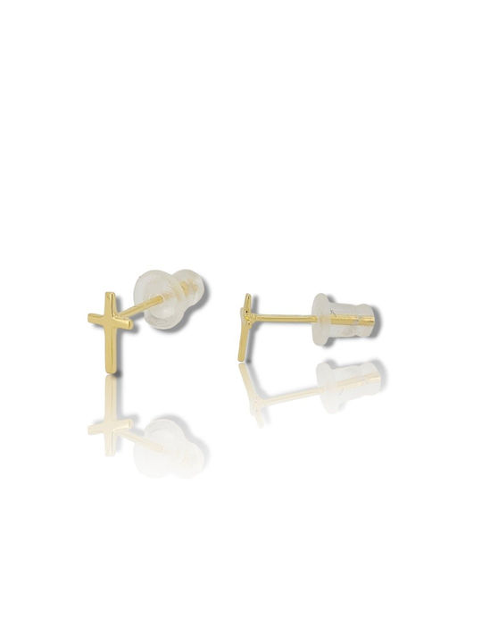 Mentzos Earrings made of Silver Gold Plated