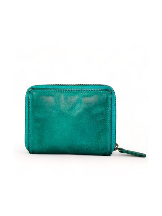 Kion Small Leather Women's Wallet Turquoise