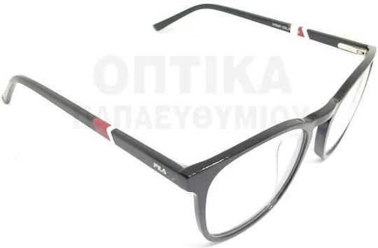FILA Bărbați Rame Ochelari Negru VF9387-0700