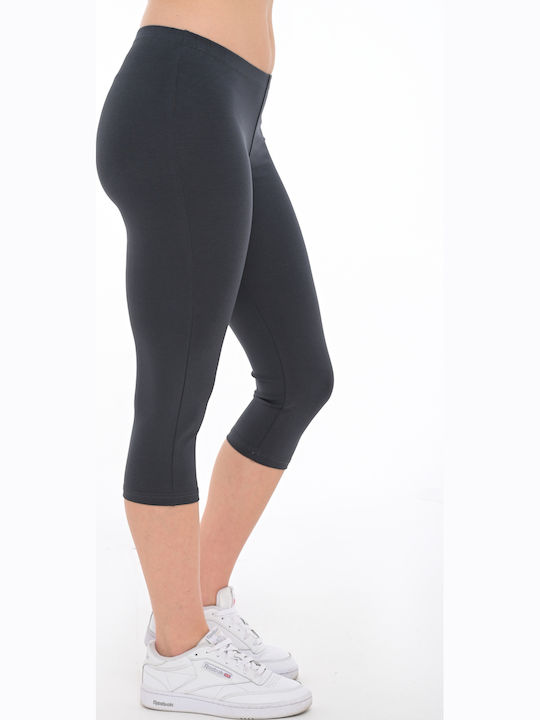 Women's Capri Training Legging Gray