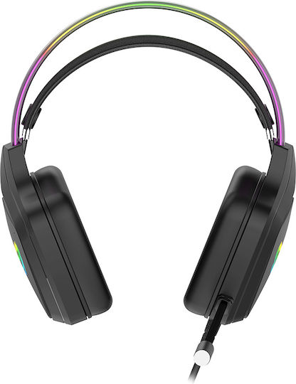 Canyon Darkless GH-9A Over Ear Gaming Headset με σύνδεση 3.5mm / USB for PC