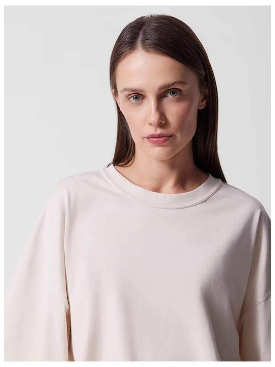 Women's Sweater Cotton Beige