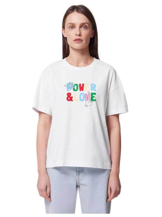 Women's T-shirt White HWSS24 TTSHF1481 10S