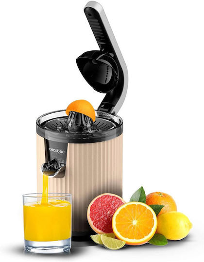Cecotec Xqueeze RetroJuice 600 Retro Electric Juicer 600W Beige