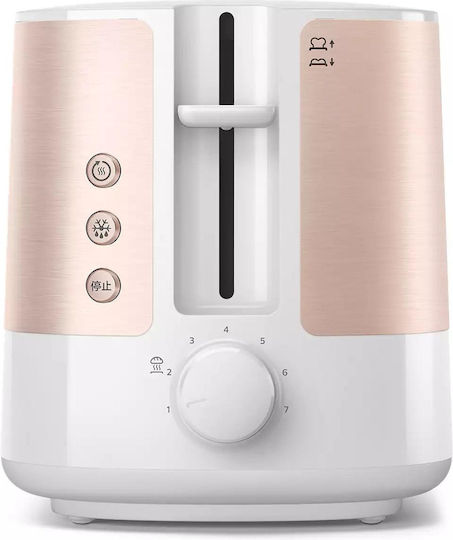 Philips Viva Collection Toaster 2 Schlitze 1050W Rosa