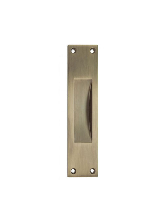 Perfect Handles Χούφτα Πόρτας με Οπή Ασημί 232