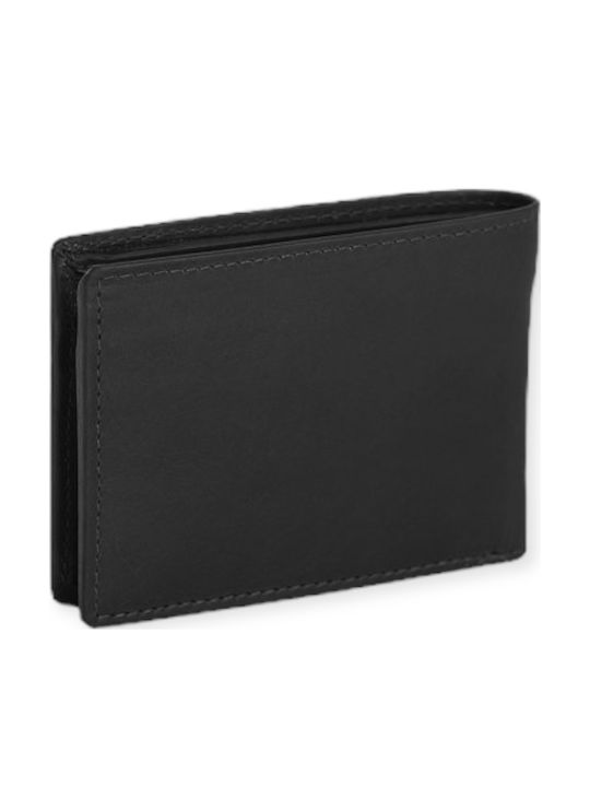 Leather Men's Wallet Classic with RFID Black