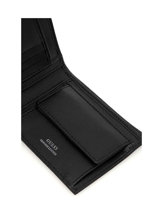 Guess Billfold W Piele Portofel bărbați cu RFID Negru