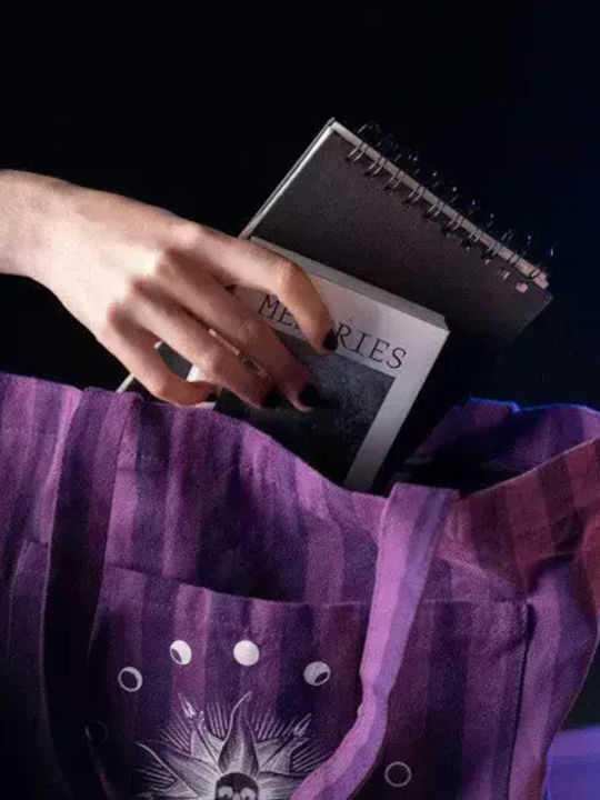 Grupo Erik Fabric Shopping Bag in Purple Color