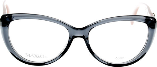 Max & Co Transparent Weiblich Kunststoff Brillenrahmen Katzenauge MC3025316145