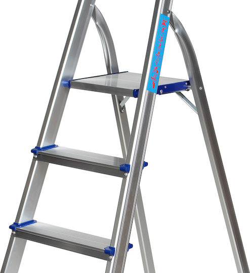 Keskor Ladder Aluminum with 4+1 Steps