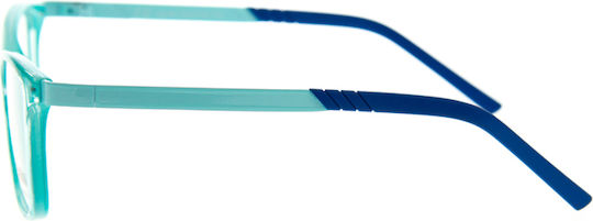 Exess Children's Plastic Eyeglass Frame Blue EX543 Α959