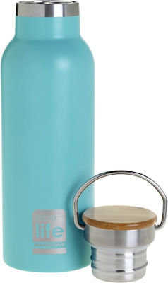 Ecolife Bottle Thermos Stainless Steel BPA Free Light Blue 500ml