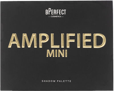 BPerfect Cosmetics Mini Paletă cu Farduri de Pleoape Matifiant Formă Solidă Bperfect Mini Amplified Palette