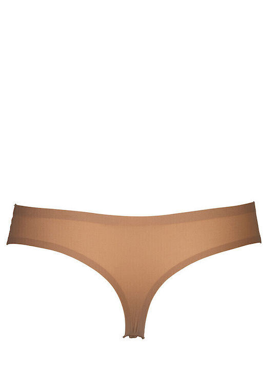 Γυναικεία String 2Pack χωρίς Ραφές Μαύρα