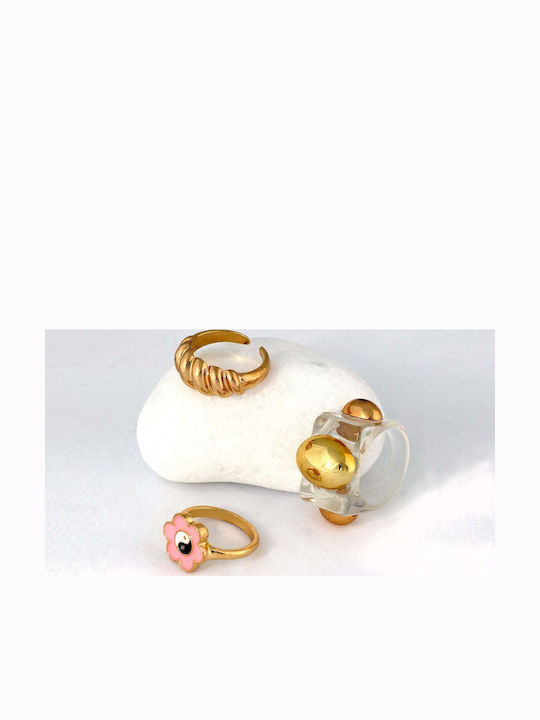 Achilleas Accessories Σετ Γυναικεία Δαχτυλίδια