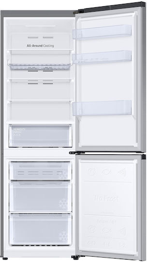 Samsung Ψυγειοκαταψύκτης 344lt NoFrost Υ185xΠ59.5xΒ65.8εκ. AI Energy Mode RB34C670ESA/EF