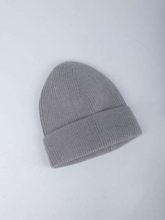 Beanie Beanie Knitted in Gray color