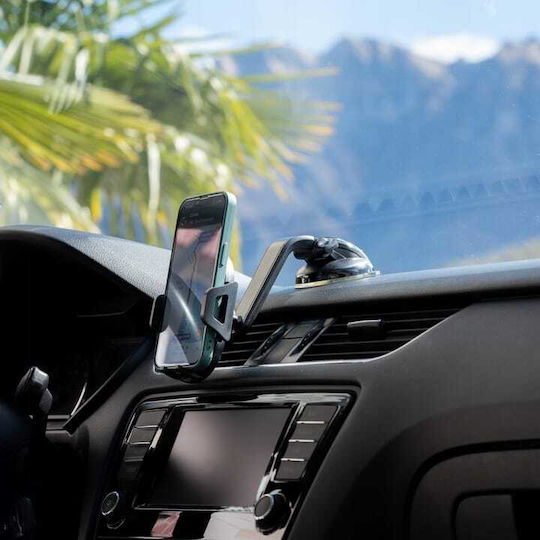 Spacecase Spacecase Sc15 Universal Suport Auto pentru Telefon cu cârlige reglabile Neagră